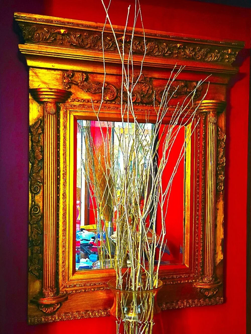 Gold Ornate Mirror